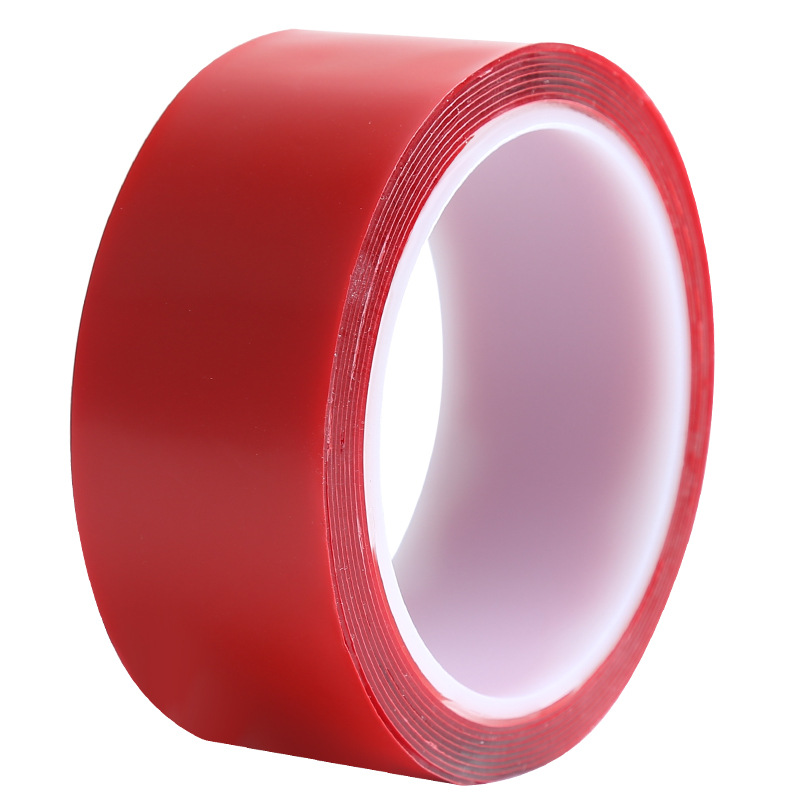 VHB Red Film Transparent Acrylic Double-Sided Adhesive Strong Non-Marking Nano Tape Car Waterproof Magic Stickers High Temperature Resistant