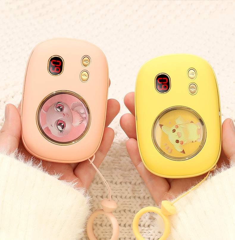 New Hand Warmer Power Bank Double-Sided Heating Tape Digital Display USB Charging Power Bank Portable Hand Warmer Gift New Hand Warmer Power Bank Double-Sided Heating Tape Digital Display USB Charging Power Bank Portable Hand Warmer Gift