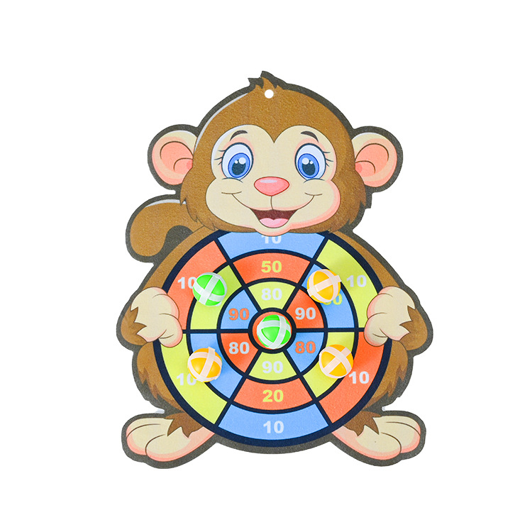 Children&#039;s Cartoon Sticky Ball Suction Cup Darts Target Indoor Outdoor Throwing Sticky Ball Interactive Game Spot