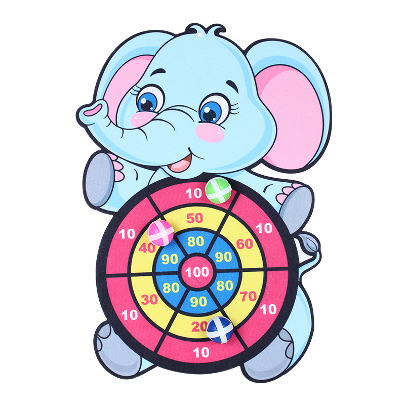 Cross-Border Toys Children&#039;s Cartoon Sticky Ball Suction Cup Darts Target Indoor Outdoor Throwing Sticky Ball Interactive Game
