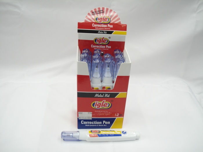 Factory direct wholesale type metal correction liquid correction fluid pen