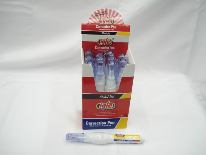 Factory direct wholesale type metal correction liquid correction fluid pen
