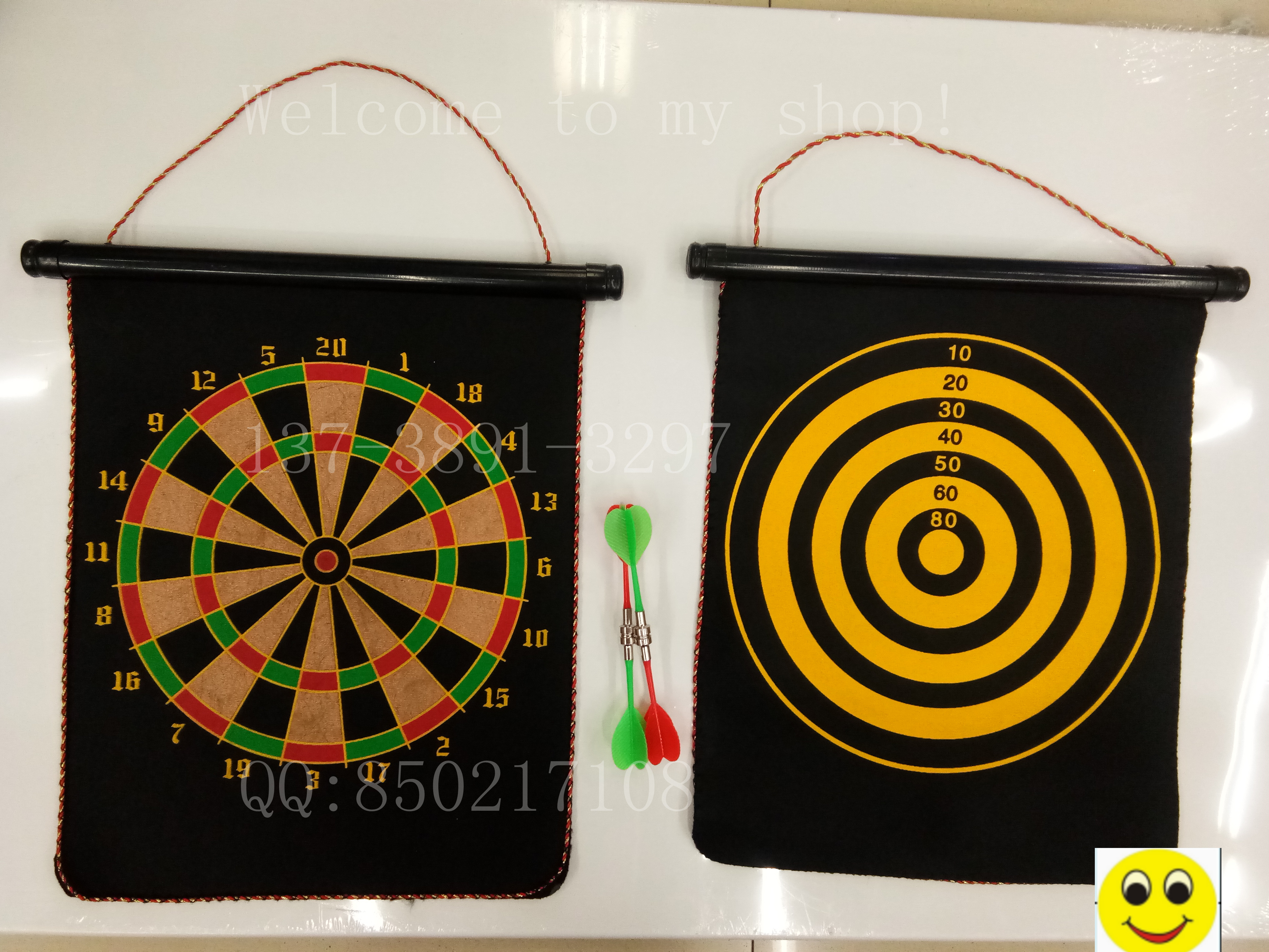 Magnetic darts board can hang fitness puzzle entertainment leisure double - sided darts board