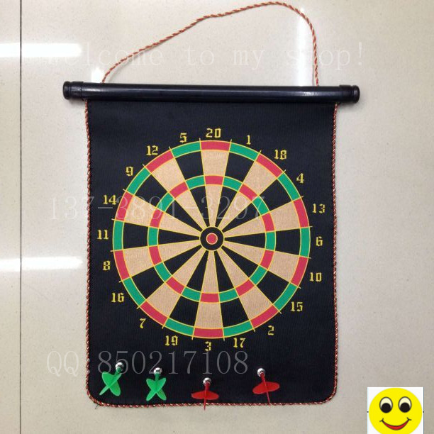 Magnetic darts board can hang fitness puzzle entertainment leisure double - sided darts board