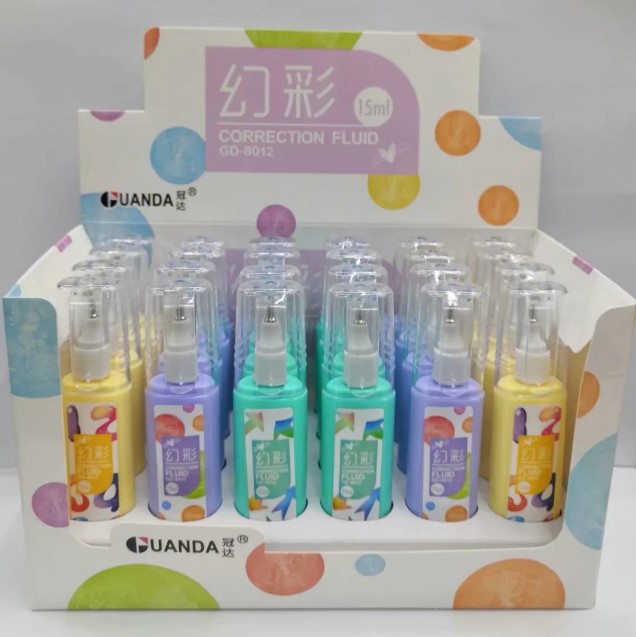 Factory Direct Sales Environmental Protection Correction Fluid Metal Toe Cap Flat Bottle Correction pen Wholesale and Re Factory Direct Sales Environmental Protection Correction Fluid Metal Toe Cap Flat Bottle Correction pen Wholesale and Re
