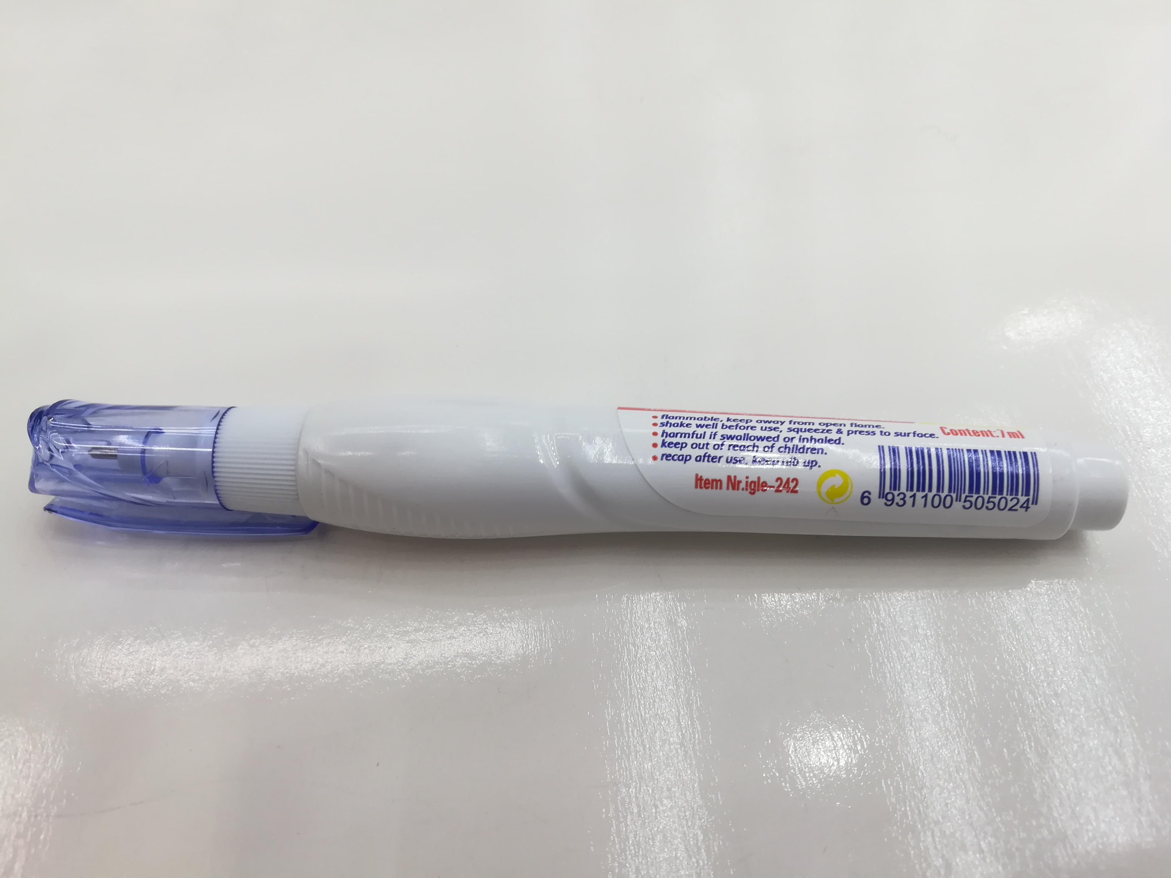 IGLE correction fluid white correction fluid 7ML steel head
