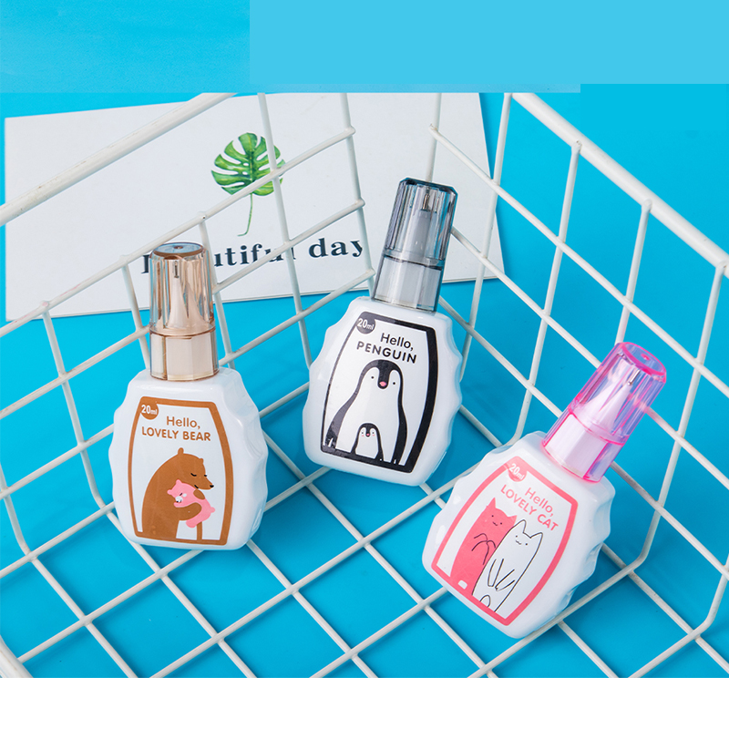 Correction Fluid Cartoon Environmental Protection Brush Dual-Use Correction Fluid Office School Supplies Correction Pen