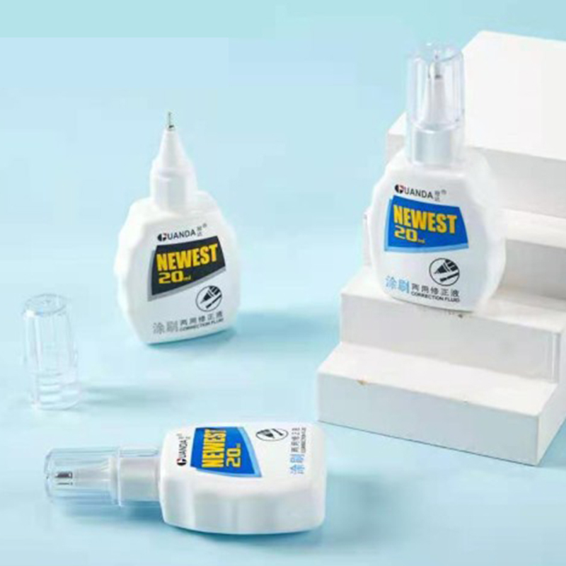 Correction Fluid Cartoon Environmental Protection Brush Dual-Use Correction Fluid Office School Supplies Correction Pen Correction Fluid Cartoon Environmental Protection Brush Dual-Use Correction Fluid Office School Supplies Correction Pen