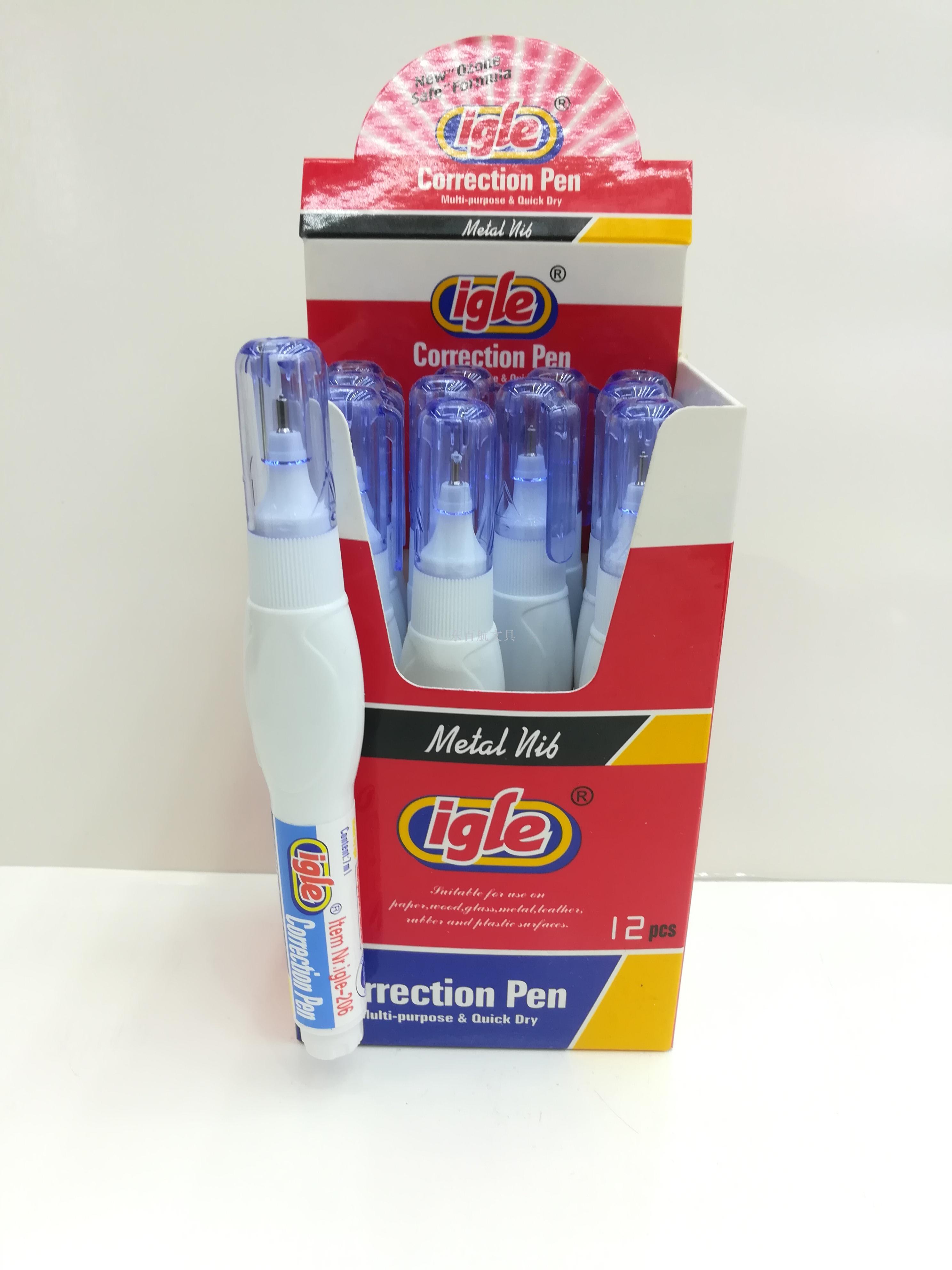 IGLE 206 correction fluid 7ML steel head correction fluid