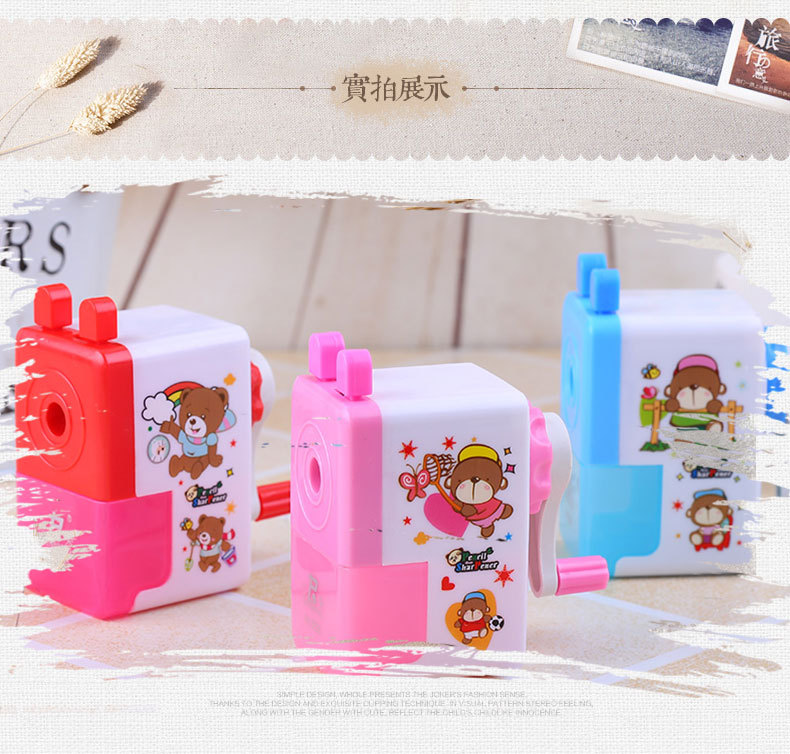 Zhengrong hand cuteness sharpener automatic pen sharpener into the children 's cartoon reeler manufacturers wholesale Zhengrong hand cuteness sharpener automatic pen sharpener into the children 's cartoon reeler manufacturers wholesale