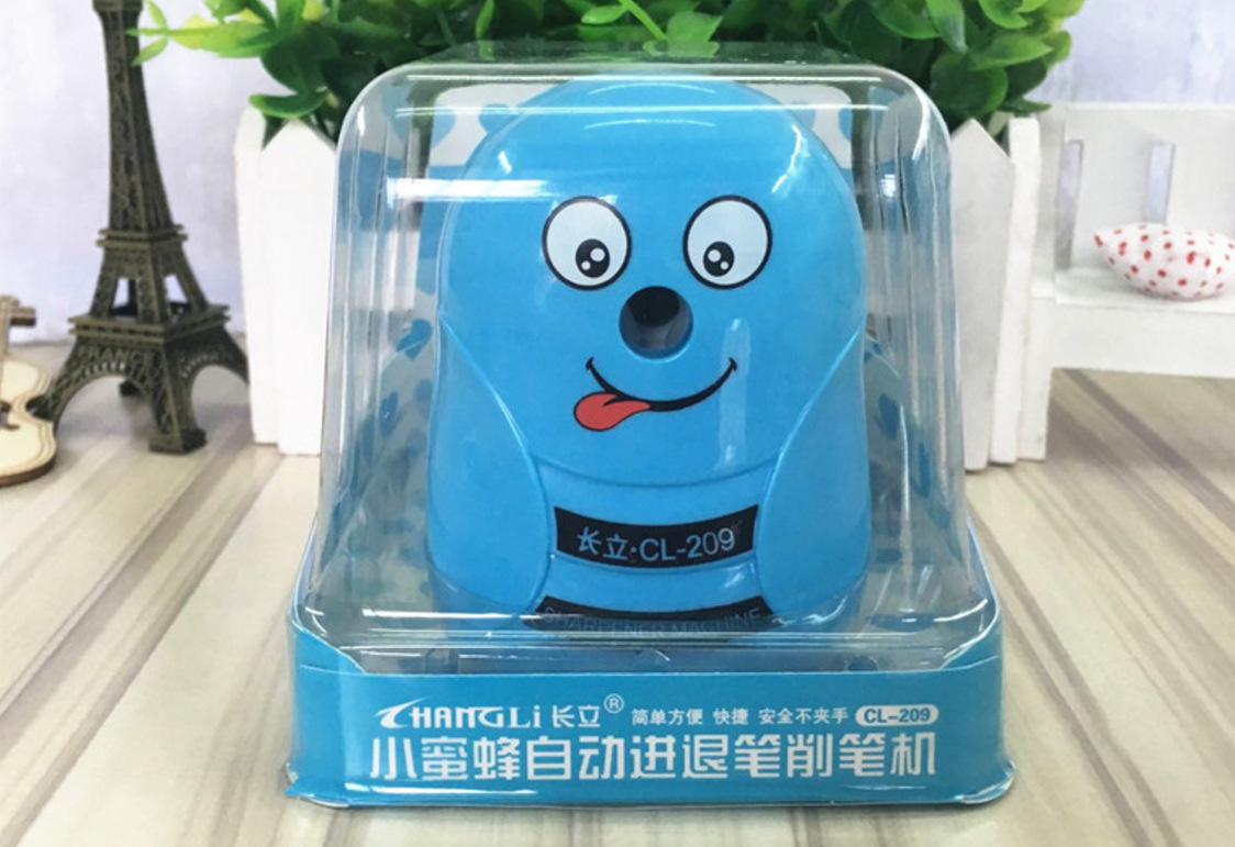 Manufacturer direct-selling cartoon bee automatically back and forth sharpener hand pencil sharpener