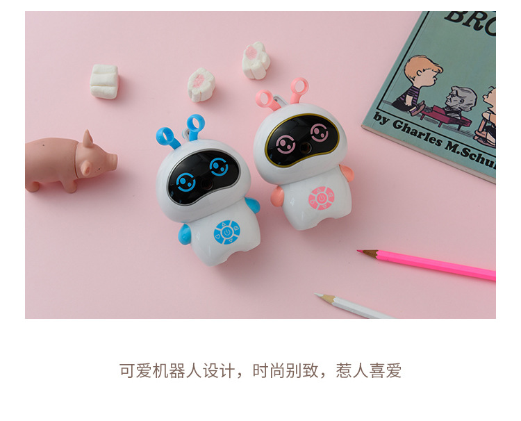 Cartoon Pencil Sharpener Children's Pencil Shapper Robot Pencil Sharpener Hand-Cranked Automatic Pencil Sharpener Penknife Cartoon Pencil Sharpener Children's Pencil Shapper Robot Pencil Sharpener Hand-Cranked Automatic Pencil Sharpener Penknife