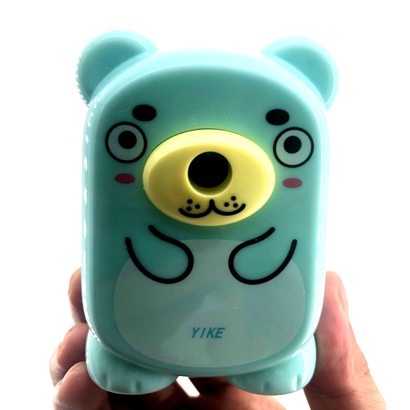 Wholesale New A930 Animal Home Pencil Shapper Cute Student Hand-Cranked Pencil Sharpener Cartoon Bear Stationery Wholesale New A930 Animal Home Pencil Shapper Cute Student Hand-Cranked Pencil Sharpener Cartoon Bear Stationery