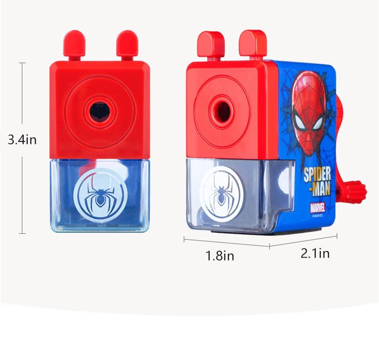 2021 New Marvel Pencil Sharpener Style Hand-Cranked Pencil Shapper Fashion Style Pencil Sharpener Pencil Sharpener