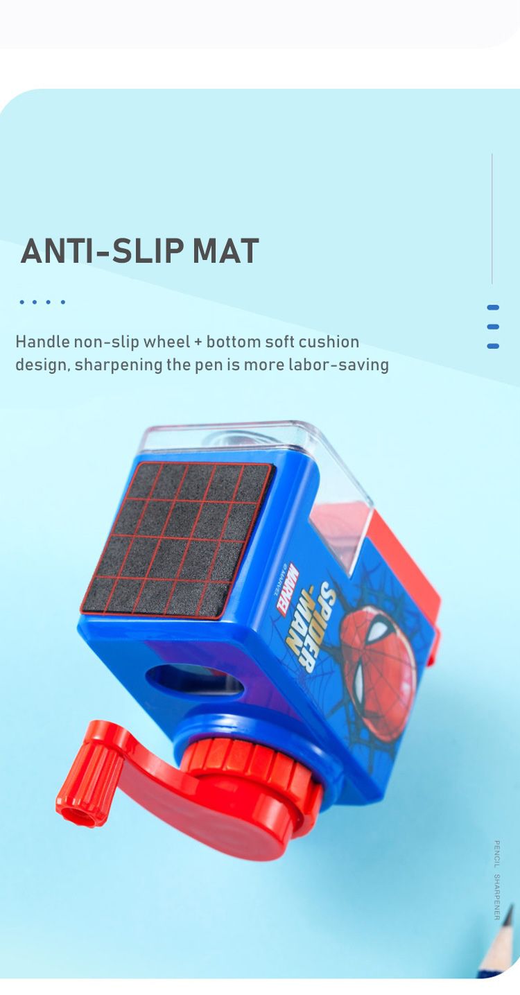 2021 New Marvel Pencil Sharpener Style Hand-Cranked Pencil Shapper Fashion Style Pencil Sharpener Pencil Sharpener