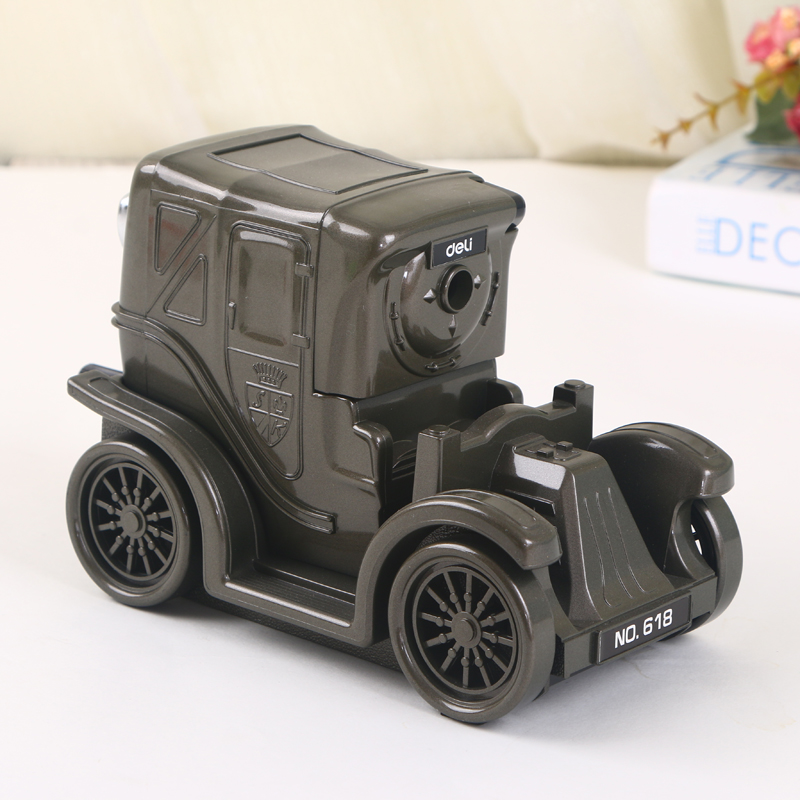 Automobile model hand - operated pencil sharpener primary school students can adjust coarse - fine pencil sharpener 