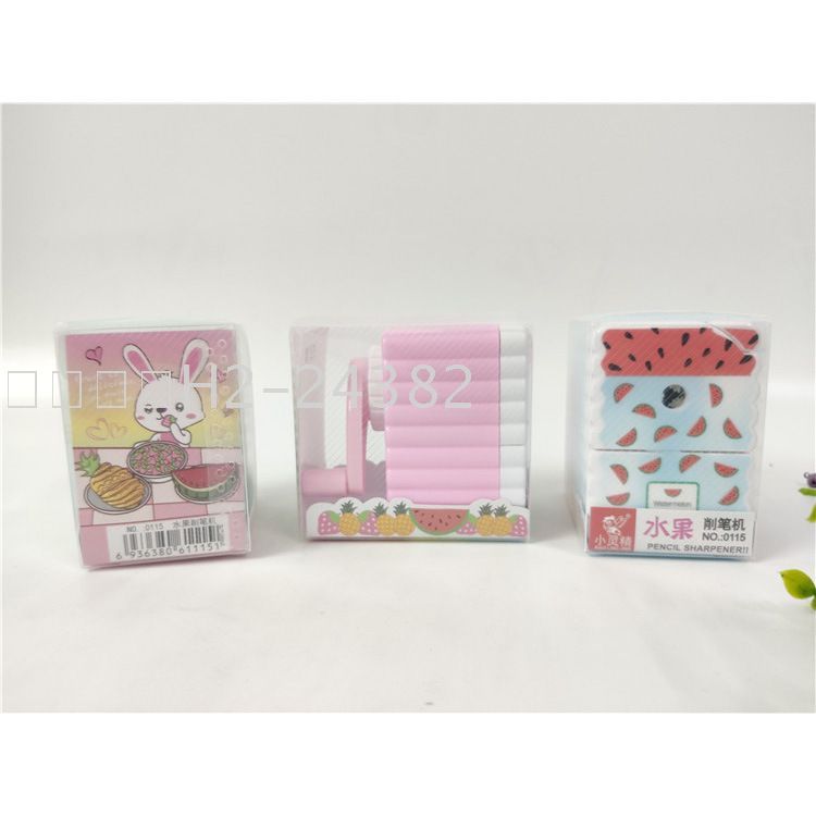 Xiaolingjing Pencil Sharpener Pencil Sharpener Creative Fruit Pencil Sharpener Pencil Sharpener Pencil Sharpener Student Hand Office Stationery