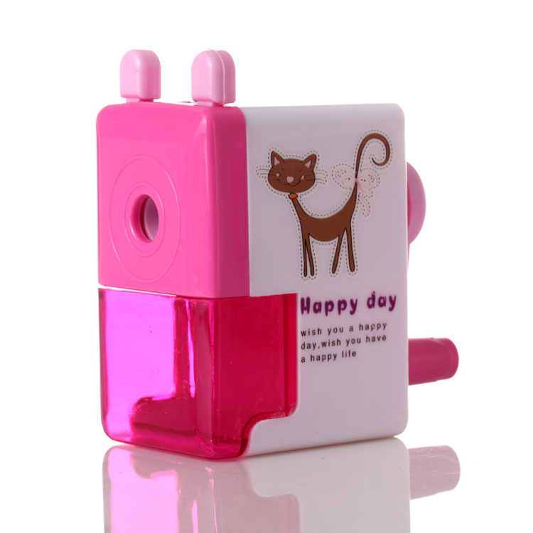 Chenxi Stationery Cute Pencil Shapper Cartoon Pencil Sharpener Student Hand-Cranking Pencil Sharpener Hand-Cranking Pencil Sharpener