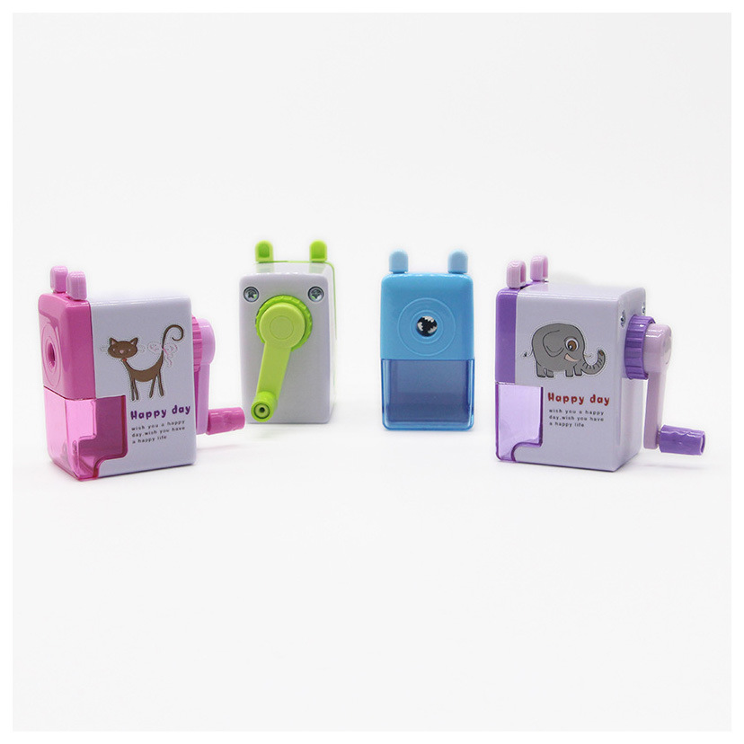 Chenxi Stationery Cute Pencil Shapper Cartoon Pencil Sharpener Student Hand-Cranking Pencil Sharpener Hand-Cranking Pencil Sharpener