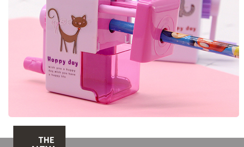 Chenxi Stationery Cute Pencil Shapper Cartoon Pencil Sharpener Student Hand-Cranking Pencil Sharpener Hand-Cranking Pencil Sharpener