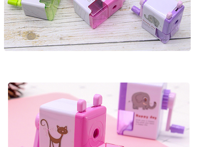 Chenxi Stationery Cute Pencil Shapper Cartoon Pencil Sharpener Student Hand-Cranking Pencil Sharpener Hand-Cranking Pencil Sharpener