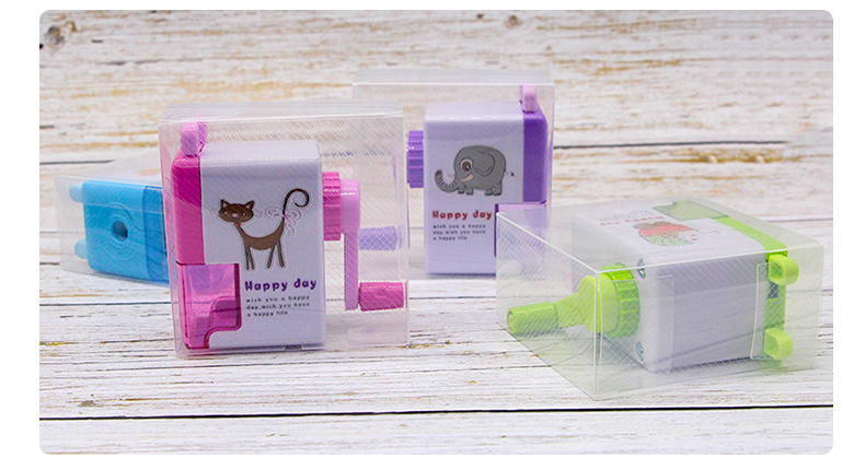 Chenxi Stationery Cute Pencil Shapper Cartoon Pencil Sharpener Student Hand-Cranking Pencil Sharpener Hand-Cranking Pencil Sharpener
