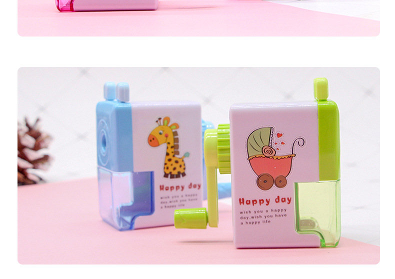 Chenxi Stationery Cute Pencil Shapper Cartoon Pencil Sharpener Student Hand-Cranking Pencil Sharpener Hand-Cranking Pencil Sharpener
