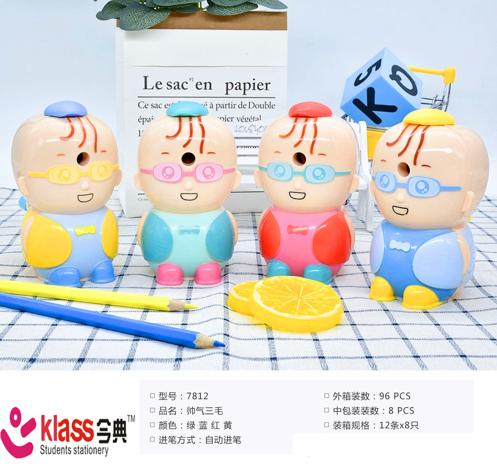 Best-selling 2019 new cartoon style hand shaker pencil sharpener Best-selling 2019 new cartoon style hand shaker pencil sharpener