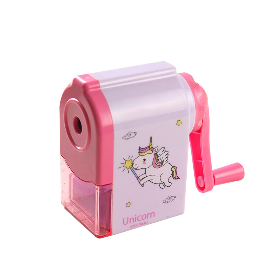 Free Shipping Hot-Selling Automatic Pen Entry Pencil Shapper Hand-Cranking Pencil Sharpener Pen Spinning Pencil Sharpener Student Wholesale Prizes Stationery