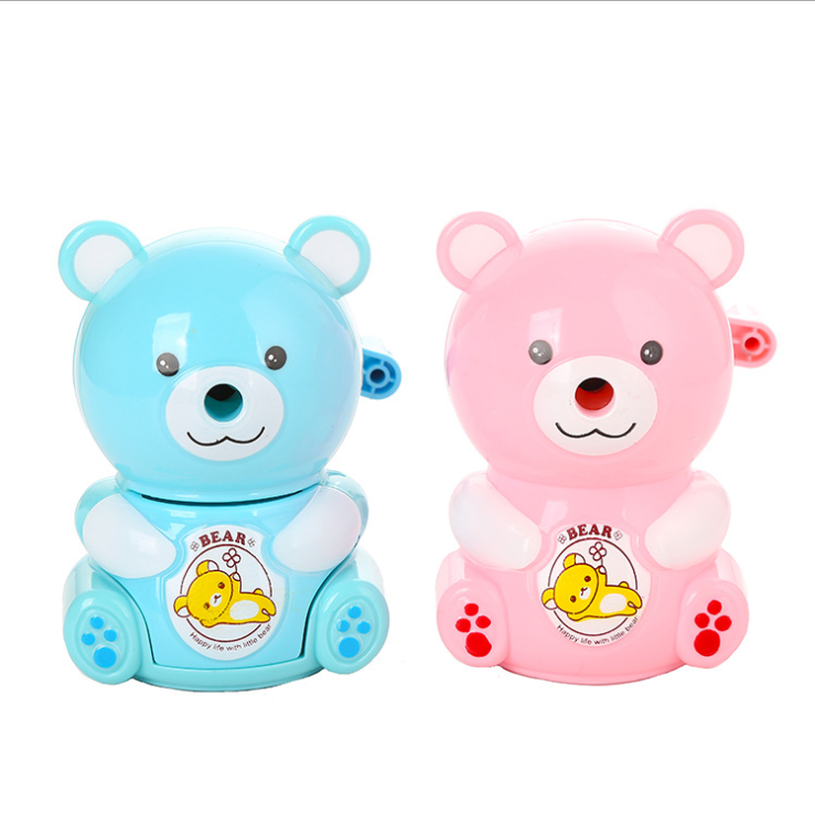 Hand Automatic Pen Input Pencil Sharpener Cartoon Primary School Student Pencil Sharpener Stationery Pencil Shapper