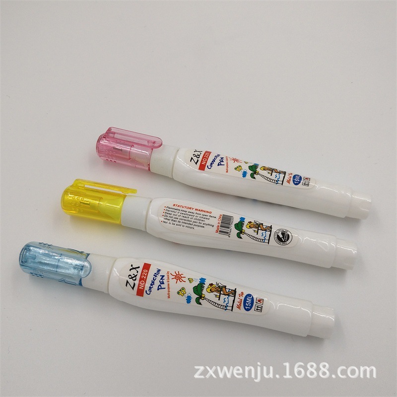 Factory Direct Sales Environmental Protection Cartoon Quick-Drying Correction Fluid 15ml Correction Fluid Baiping Error Correction Liquid Wholesale and Retail Can Be Customized Factory Direct Sales Environmental Protection Cartoon Quick-Drying Correction Fluid 15ml Correction Fluid Baiping Error Correction Liquid Wholesale and Retail Can Be Customized