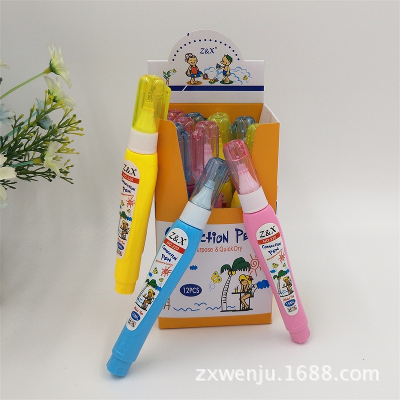 Factory Direct Sales Environmental Protection Cartoon Quick-Drying Correction Fluid 15ml Correction Fluid Baiping Error Correction Liquid Wholesale and Retail Can Be Customized Factory Direct Sales Environmental Protection Cartoon Quick-Drying Correction Fluid 15ml Correction Fluid Baiping Error Correction Liquid Wholesale and Retail Can Be Customized