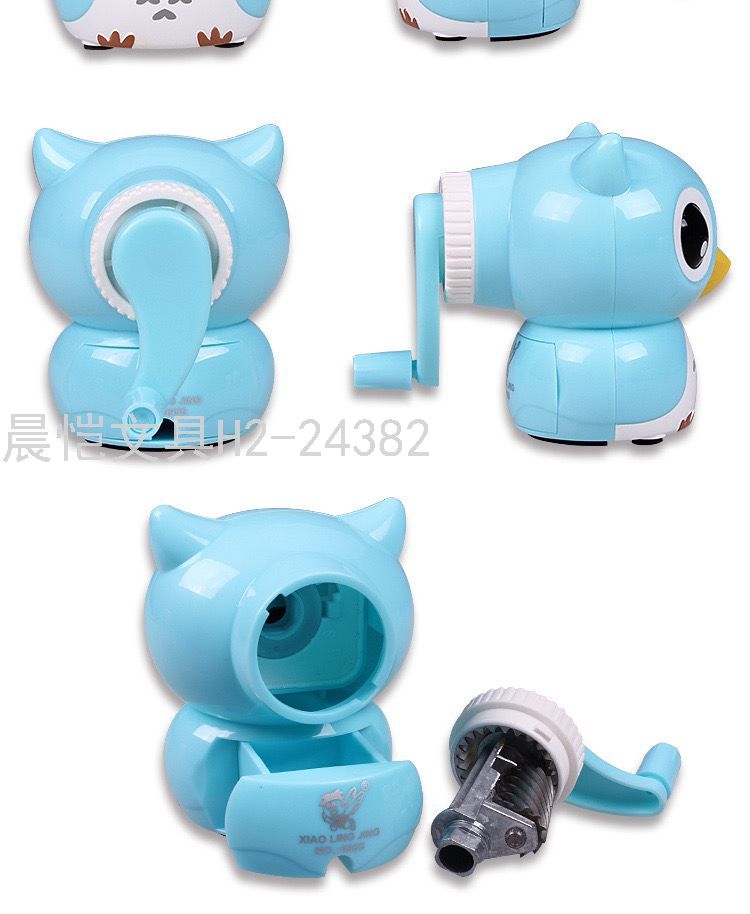 Little Spirit 0955 Automatic Pen Entry Children Pencil Sharpener Boys and Girls Hand-Cranking Pencil Shapper Kindergarten Learning Little Spirit 0955 Automatic Pen Entry Children Pencil Sharpener Boys and Girls Hand-Cranking Pencil Shapper Kindergarten Learning