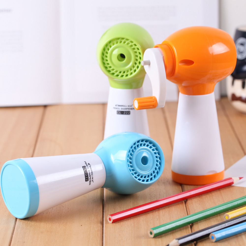 Pencil sharpener hand sharpener active advance and retreat pencil machine students learning supplies wholesale
