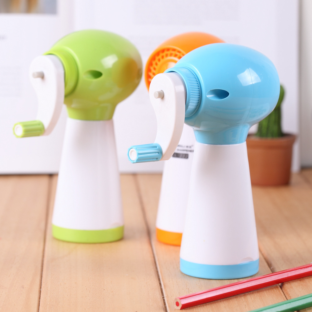 Pencil sharpener hand sharpener active advance and retreat pencil machine students learning supplies wholesale