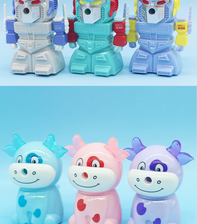 New Penknife Elementary School Student Pencil Sharpener Cartoon Hand-Cranking Automatic Lead Pencil Shapper Creative Cute Prize Penknife New Penknife Elementary School Student Pencil Sharpener Cartoon Hand-Cranking Automatic Lead Pencil Shapper Creative Cute Prize Penknife