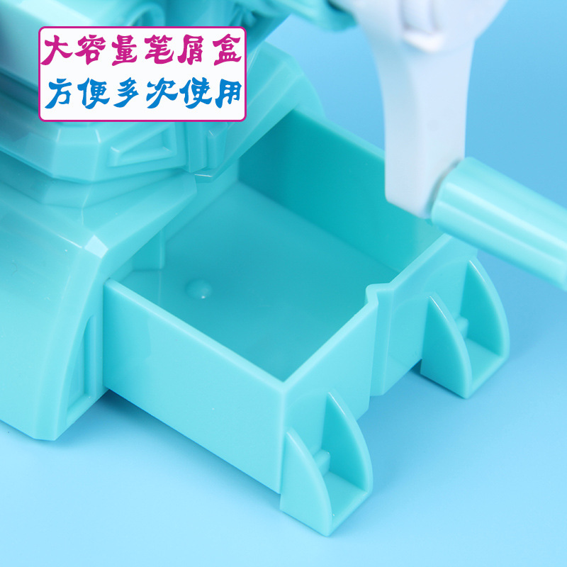 Factory Wholesale Pencil Pencil Shapper Hand-Cranked Primary School Student Pencil Sharpener Cartoon Cute Automatic Lead Pencil Sharpener Stationery