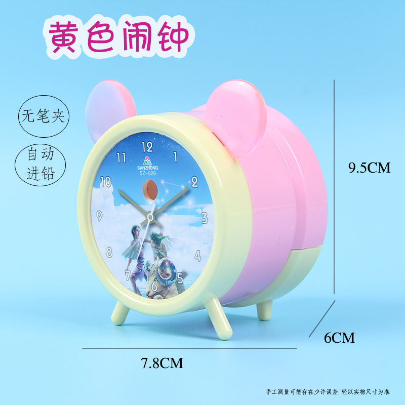 Factory Wholesale Pencil Pencil Shapper Hand-Cranked Primary School Student Pencil Sharpener Cartoon Cute Automatic Lead Pencil Sharpener Stationery