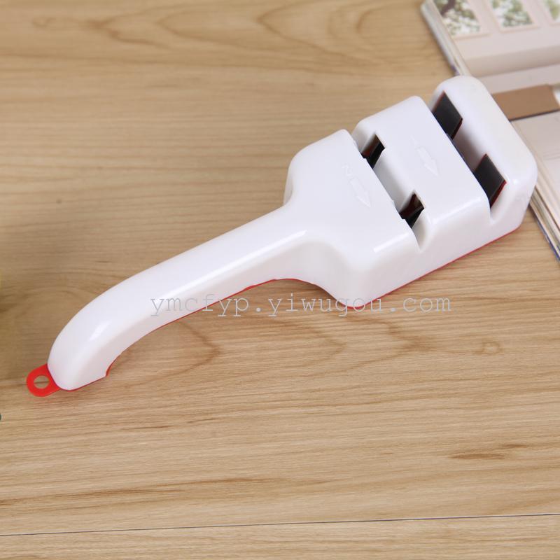 Sakura high quality double groove sharpener household grindstone coarse grinding scissors hand protection
