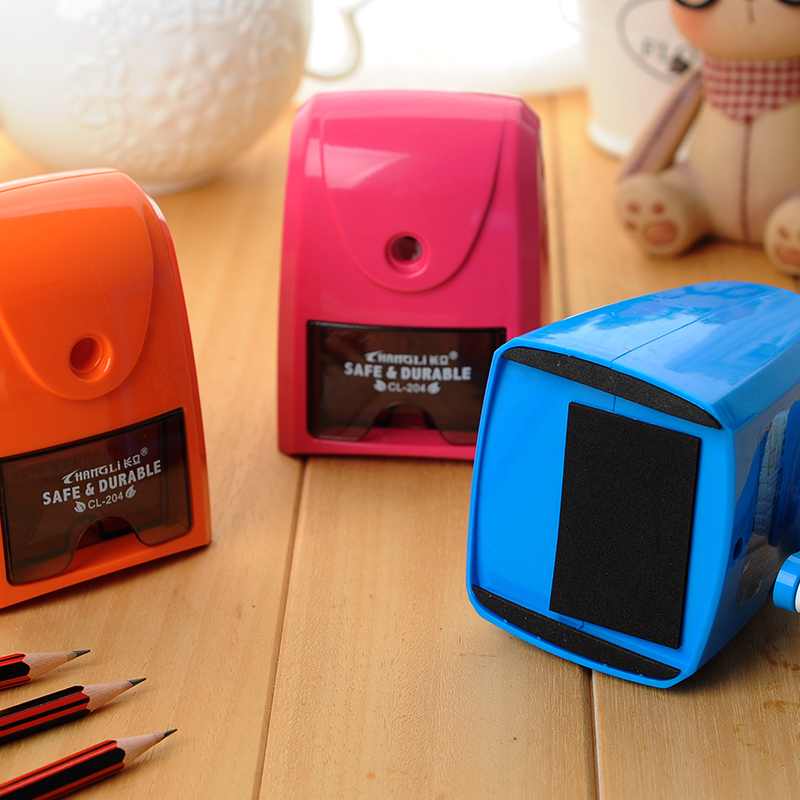 Changli 204 Student Office Automatic Advance and Retreat Lead Pencil Sharpener Hand-Cranked