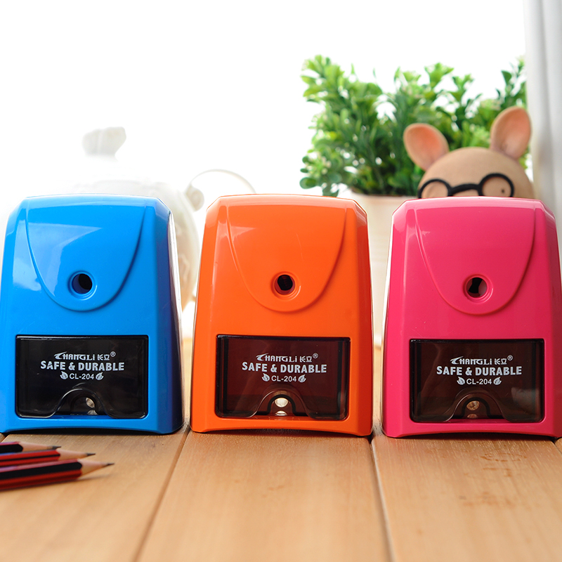 Changli 204 Student Office Automatic Advance and Retreat Lead Pencil Sharpener Hand-Cranked