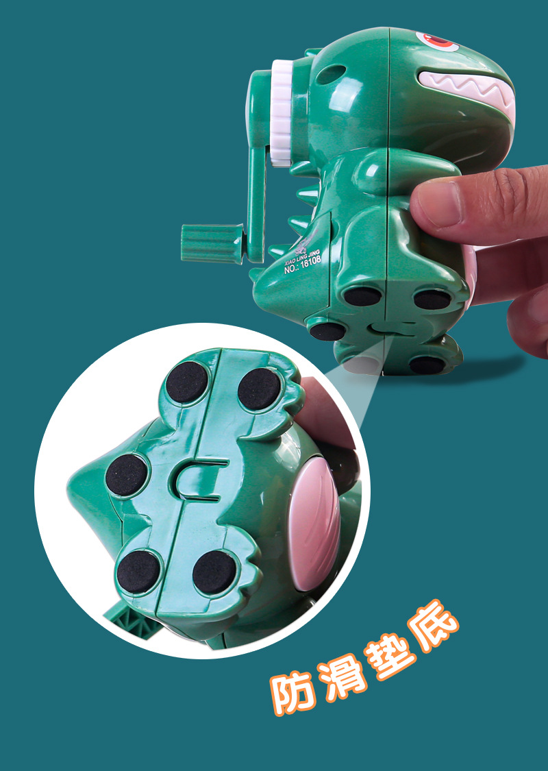 Cartoon Dinosaur Pattern Pencil Shapper Student Hand-Cranking Pencil Shapper Adjustable Cute Pencil Sharpener Pencil Sharpener Wholesale Cartoon Dinosaur Pattern Pencil Shapper Student Hand-Cranking Pencil Shapper Adjustable Cute Pencil Sharpener Pencil Sharpener Wholesale