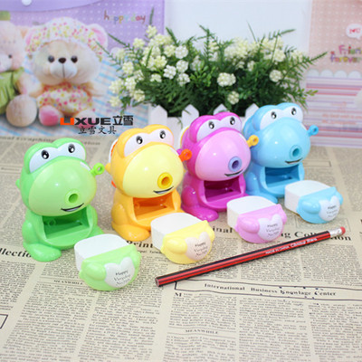 State snow stationery fun pencil sharpener fun big eye frog pencil 725 pencil sharpeners hand cutting machine