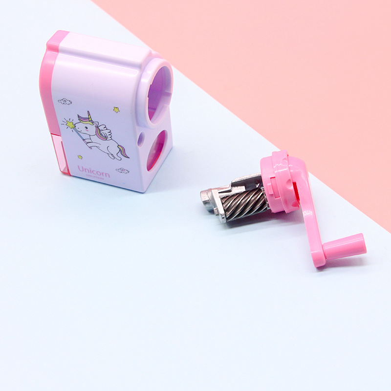 Chenxi Stationery School Supplies Windmill Hand-Cranked Pencil Sharpener Cartoon Pencil Sharpener Pencil Sharpener Custom Printing Logo