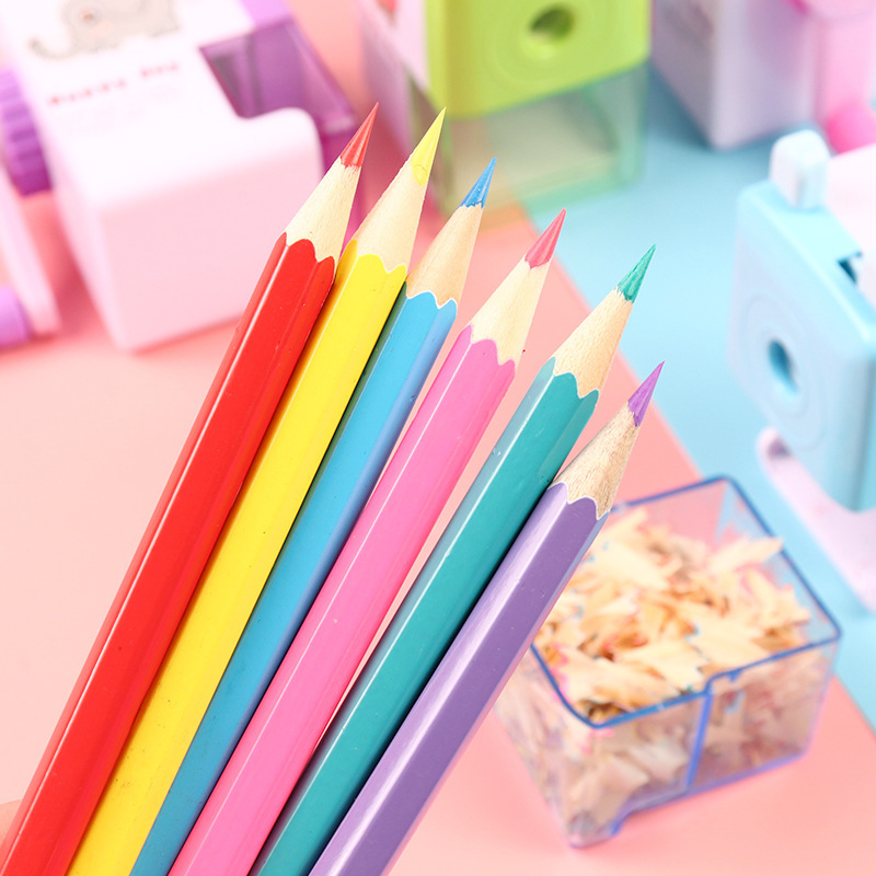 Special Offer School Supplies Automatic Pen Input Pencil Shapper Hand Shake Pencil Sharpener Pen Spinning Pencil Sharpener Student Wholesale Prizes