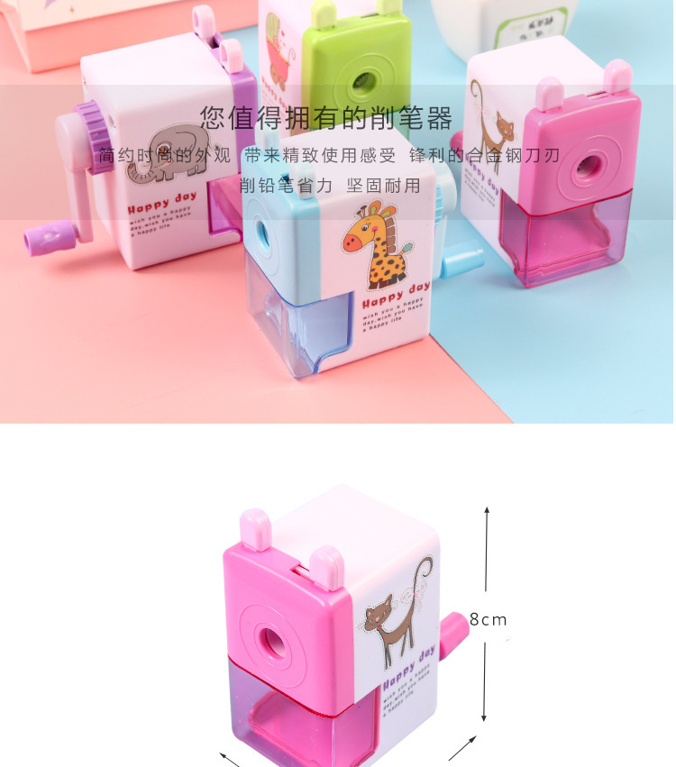 Special Offer School Supplies Automatic Pen Input Pencil Shapper Hand Shake Pencil Sharpener Pen Spinning Pencil Sharpener Student Wholesale Prizes