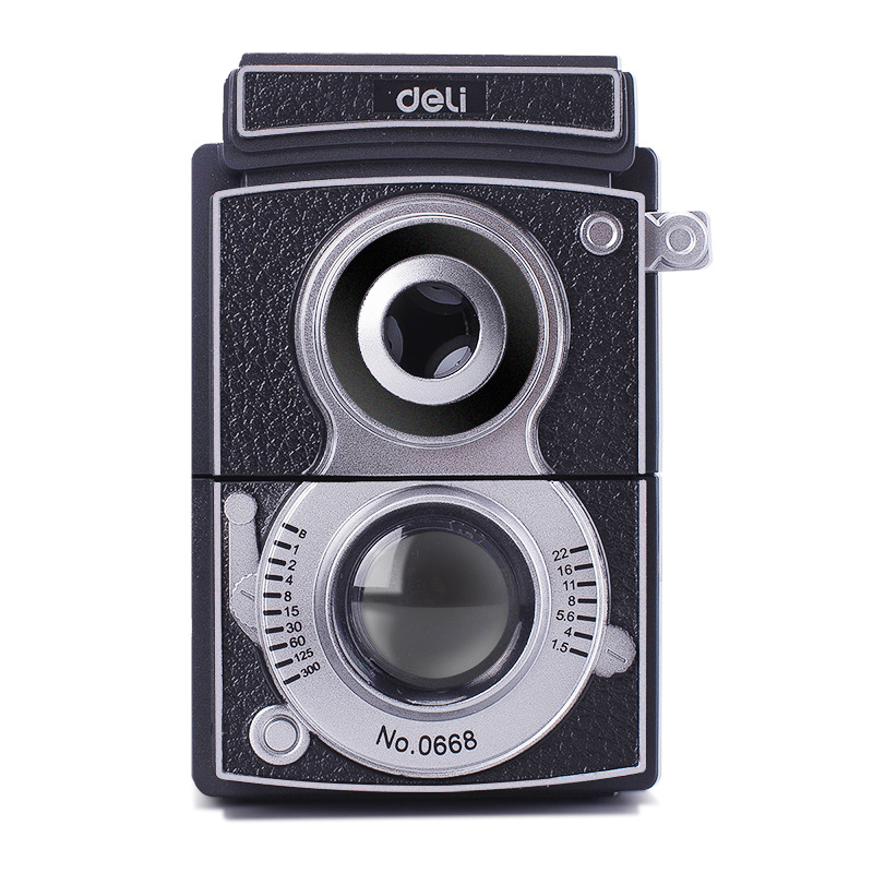 Hand sharpener black camera large pencil sharpener students Hand sharpener
