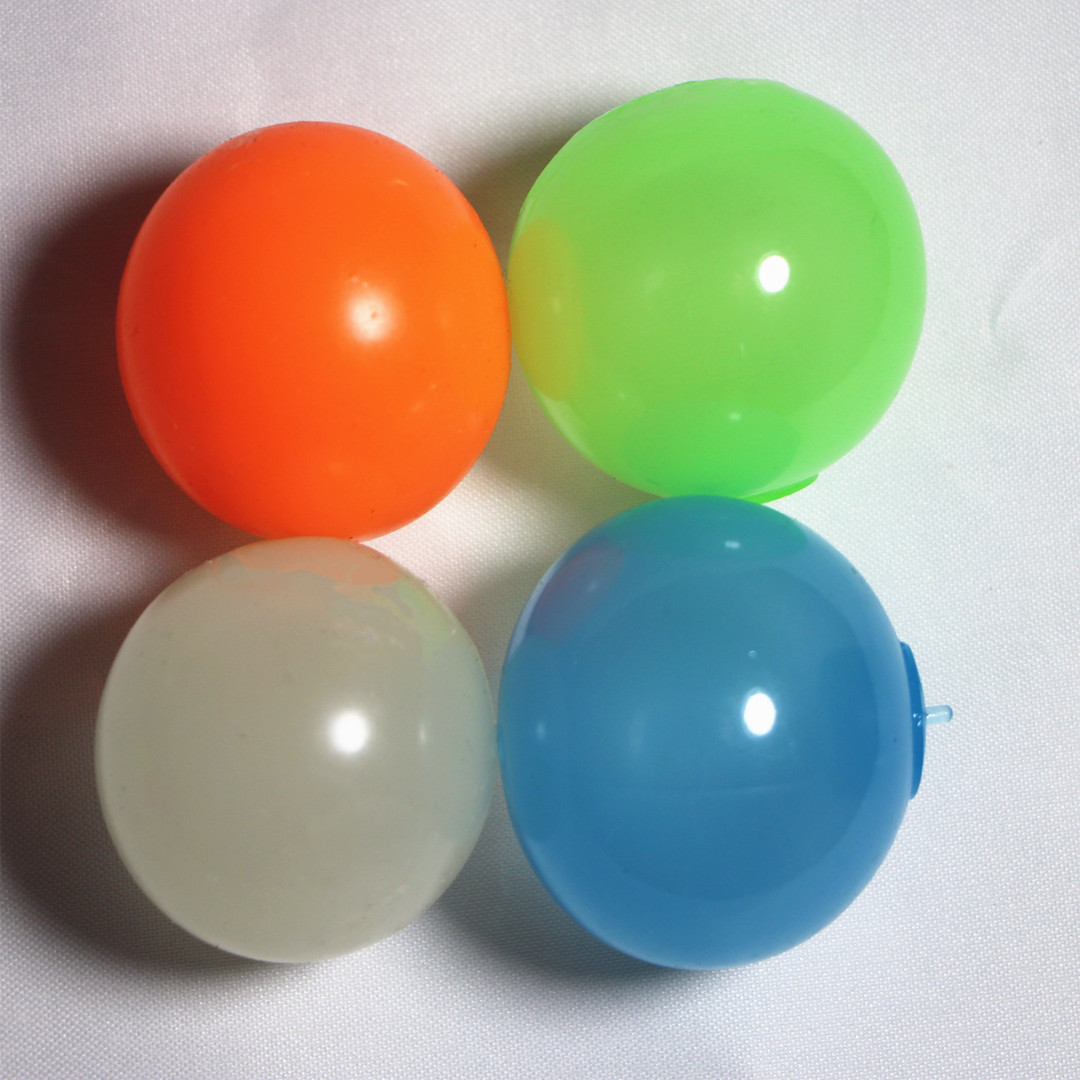 Tiktok Luminous Sticky Ball Sticky Wall Decompression Vent Ball TPR Interactive Ceiling Ball Children Darts Sticky Ball Toys