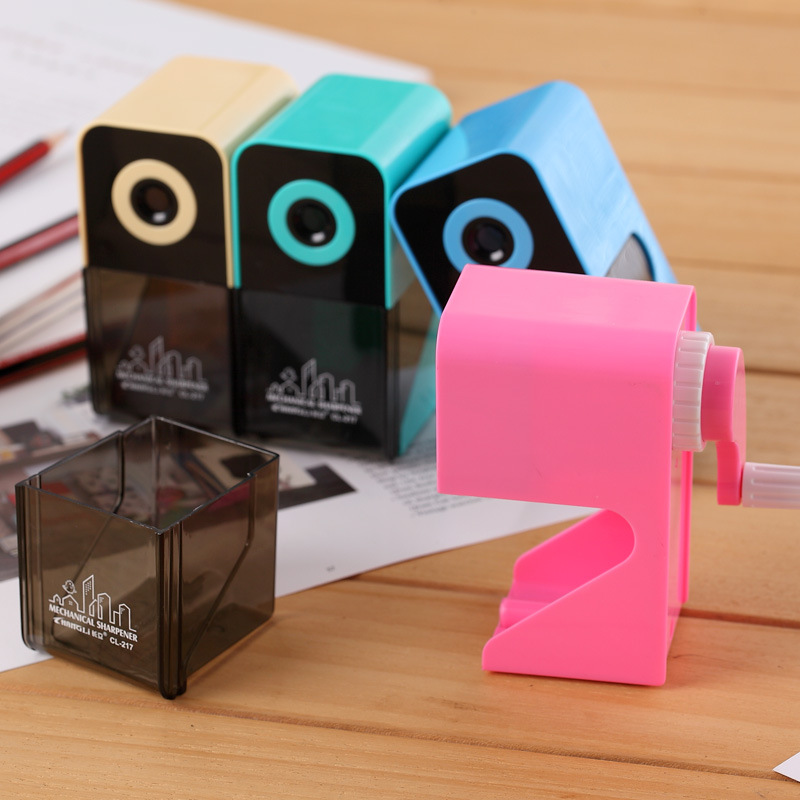 Audio modeling pencil sharpener 217 cartoon hand pencil sharpener environmental student learning supplies wholesale