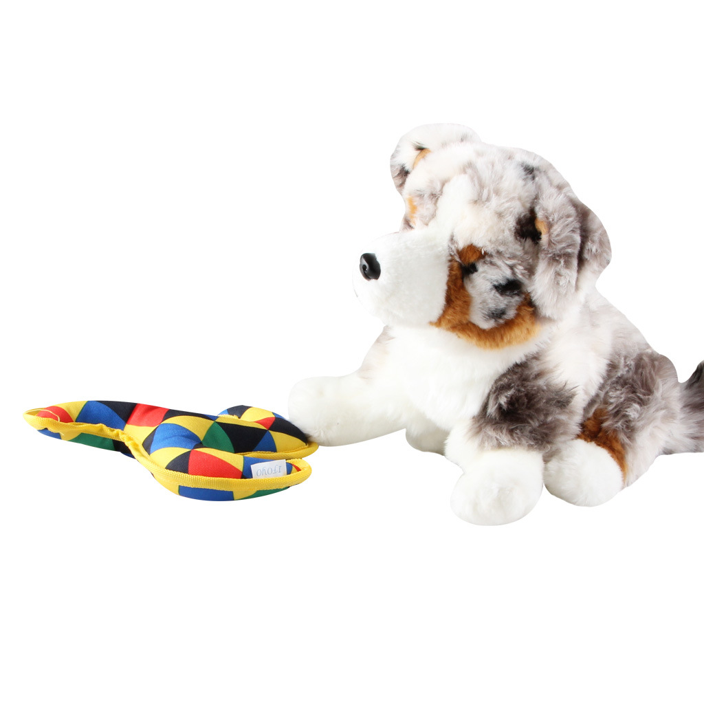 New Dog Training Play Training Toy Triangle Darts Dogs and Cats Canvas Sound Toys Wholesale